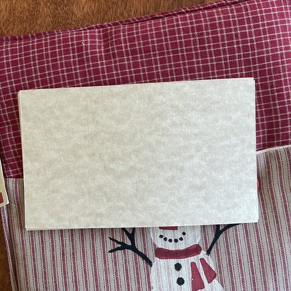 NEW | Vintage Snowman Gift Set: potholder, recipe cards, cookie cutter, recipe - Picture 8 of 12